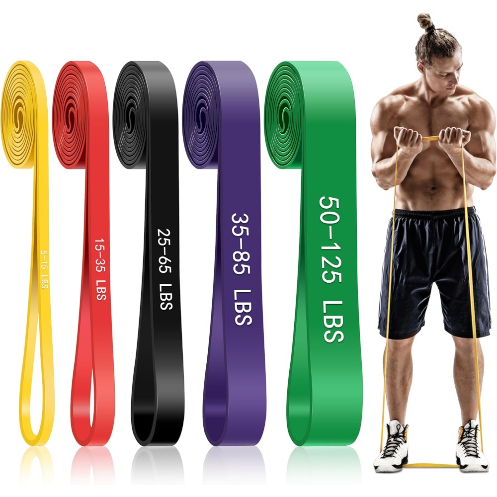 Pull Up Assist Band - 풀업 보조 밴드, 5단계 저항 밴드,
