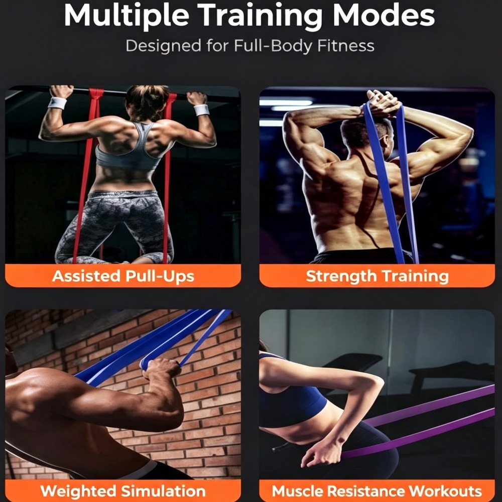 두꺼운 저항 루프 밴드, 25-65LBS 탄성 스트레치 - Pull Up Assist Band 리뷰 및 가격